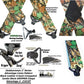 Holdup Suspender Company's Outdoorsman Series Advantage Pattern Camouflage Hunting Suspenders with black USA Patented Gripper Clasps