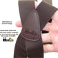 Holdup Suspender Company's Dark Java Brown Casual Series X-back Suspenders with Patented No-slip Nickel plated Clips