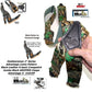 Holdup Suspender Company's Outdoorsman Series Advantage Pattern Camouflage Hunting Suspenders with black USA Patented Gripper Clasps