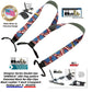 Holdup Brand Double-Ups Style Designer Series American Flag Pattern clip-on Suspenders
