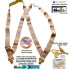 HoldUps Brand Under-Up Series Tan Invisible Undergarment Suspender